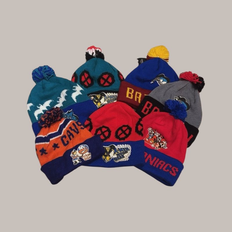 90s 美国古着 经典卡通 毛帽 - 帽子 - 聚酯纤维 多色