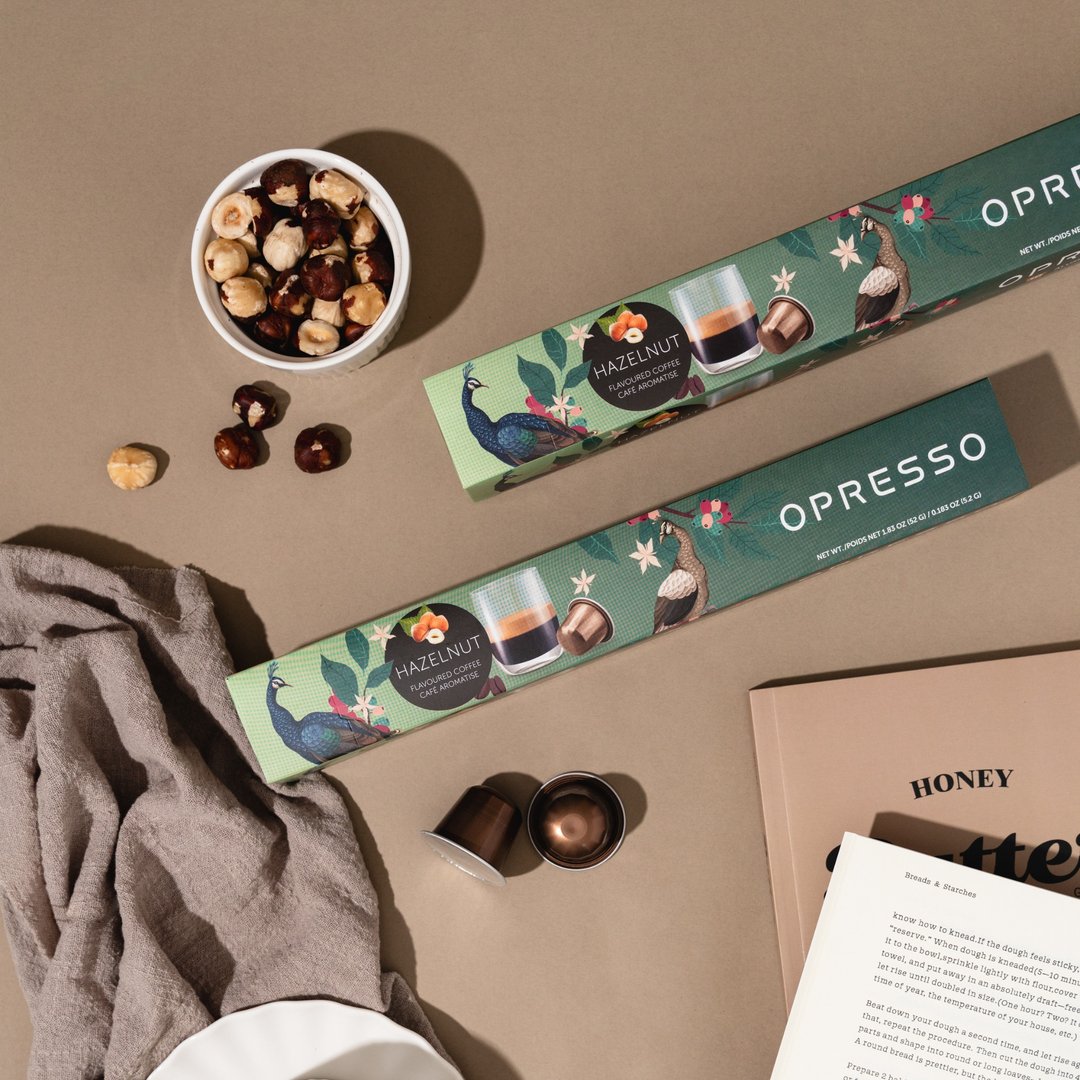 【Nespresso 适用】Opresso 榛果之梦咖啡胶囊 咖啡粉囊 榛子咖啡 - 咖啡 - 其他材质 