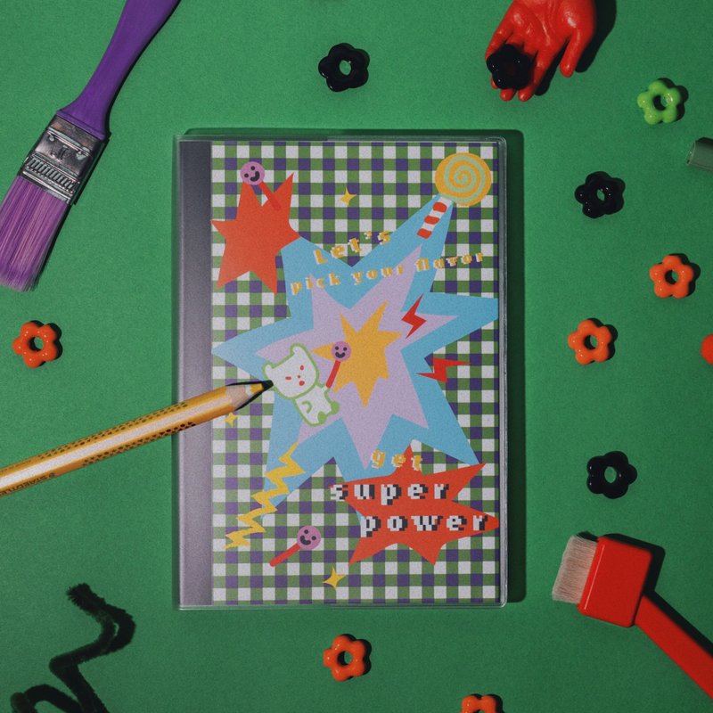 马卡龙脚趾图文手帐 无时效 万年历 雾面书套 | 爆炸糖果店 - 笔记本/手帐 - 纸 多色