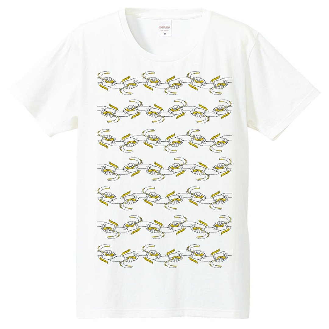 T-shirt / Infinite banana - 男装上衣/T 恤 - 棉 白色