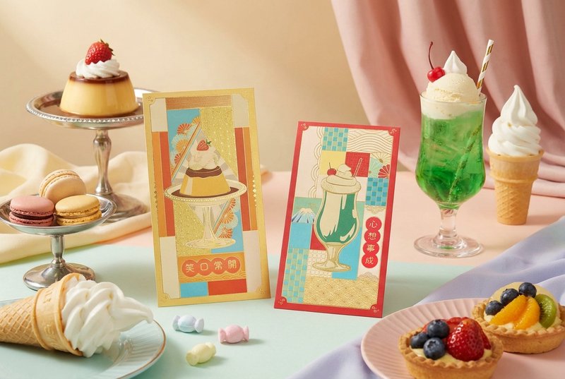 甜入心扉丨原创利是封丨利是廊 - 红包/春联 - 纸 多色