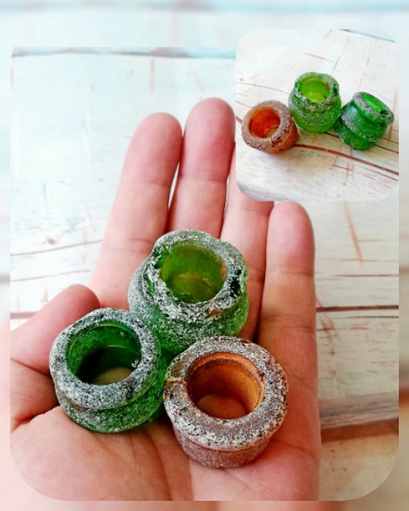 我只卖真正的正品海玻璃 - 陶艺 - 玻璃 绿色