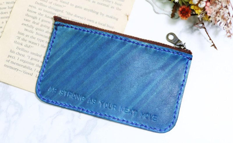 轻巧零钱包/皮革零钱包/皮革课程/一人成团/新手友善 - 皮件 - 真皮 