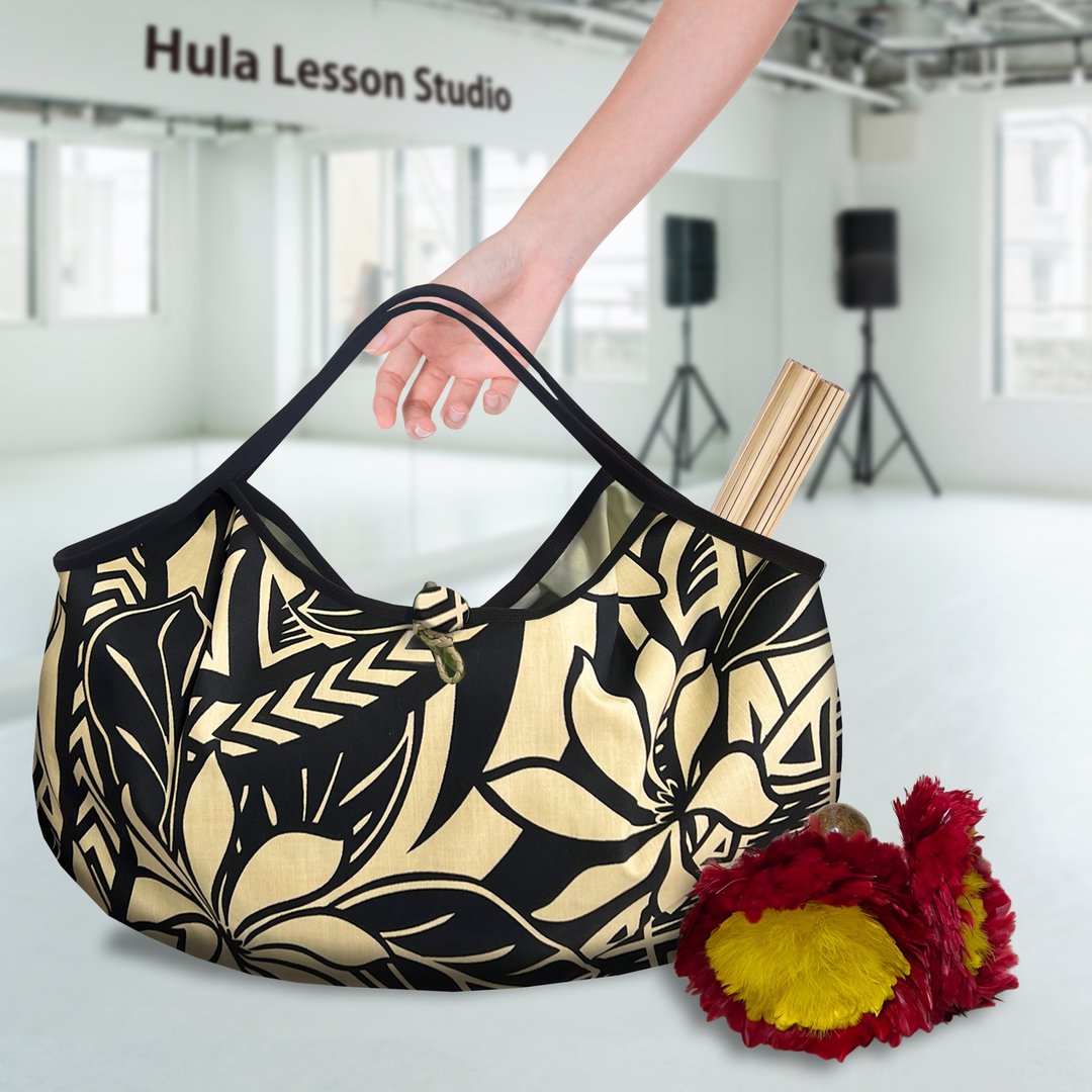 Hawaiian_Ohanabag / 草裙舞课程专用包【Kiele】 - 侧背包/斜挎包 - 棉 