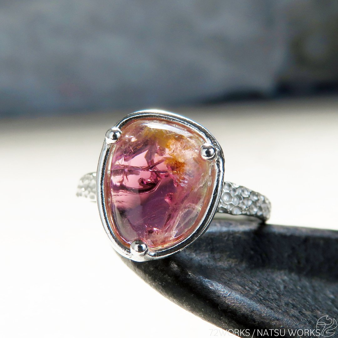 粉红碧玺 戒指 / Pink Tourmaline Ring - 戒指 - 宝石 粉红色