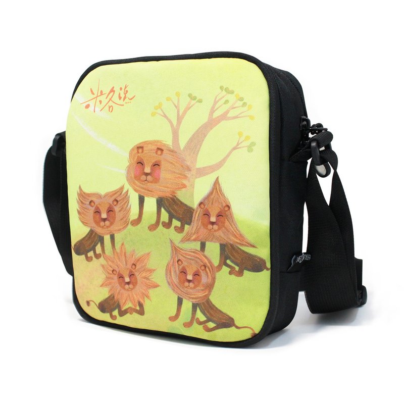 米各说-方头狮系列-Caminito 卡米尼托包-头发乱了 - 侧背包/斜挎包 - 聚酯纤维 黑色