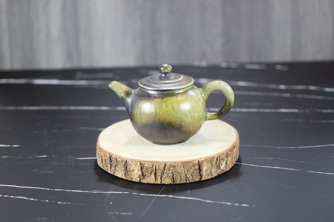 【蛇年新春】柴烧 原矿土涂层 手工茶壶 名家叶敏祥手工作品 - 茶具/茶杯 - 瓷 