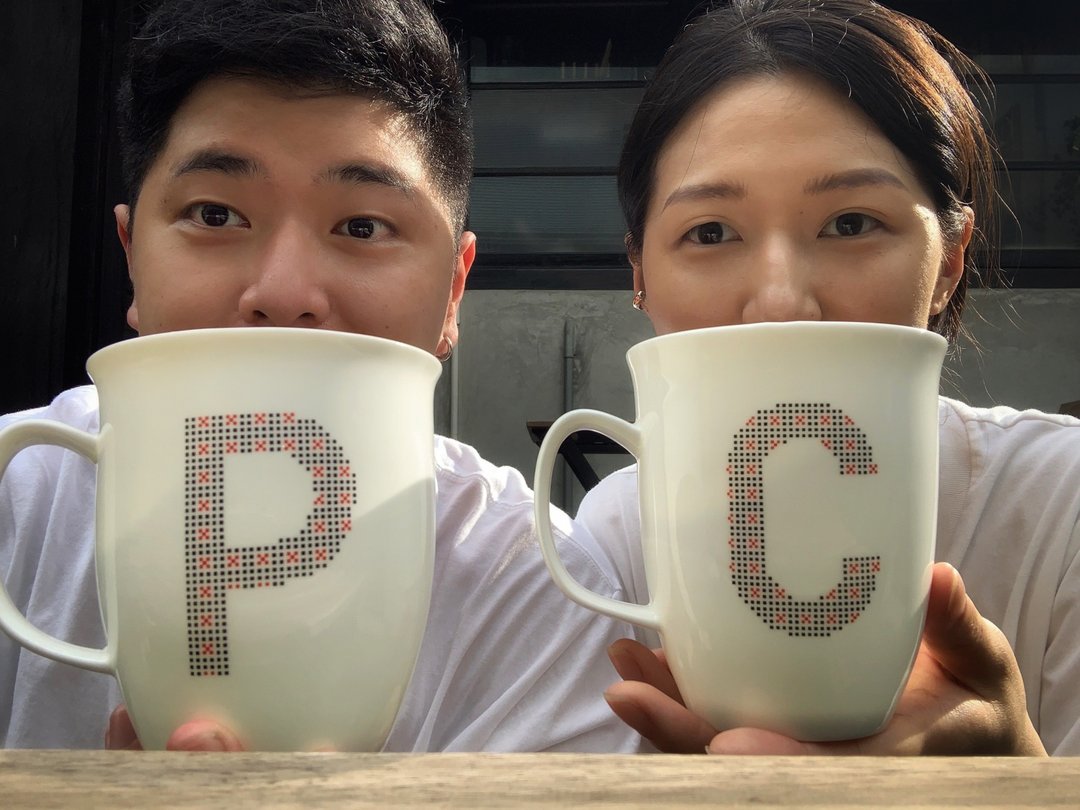 英文字母杯 - 其他杯子 - 瓷 白色