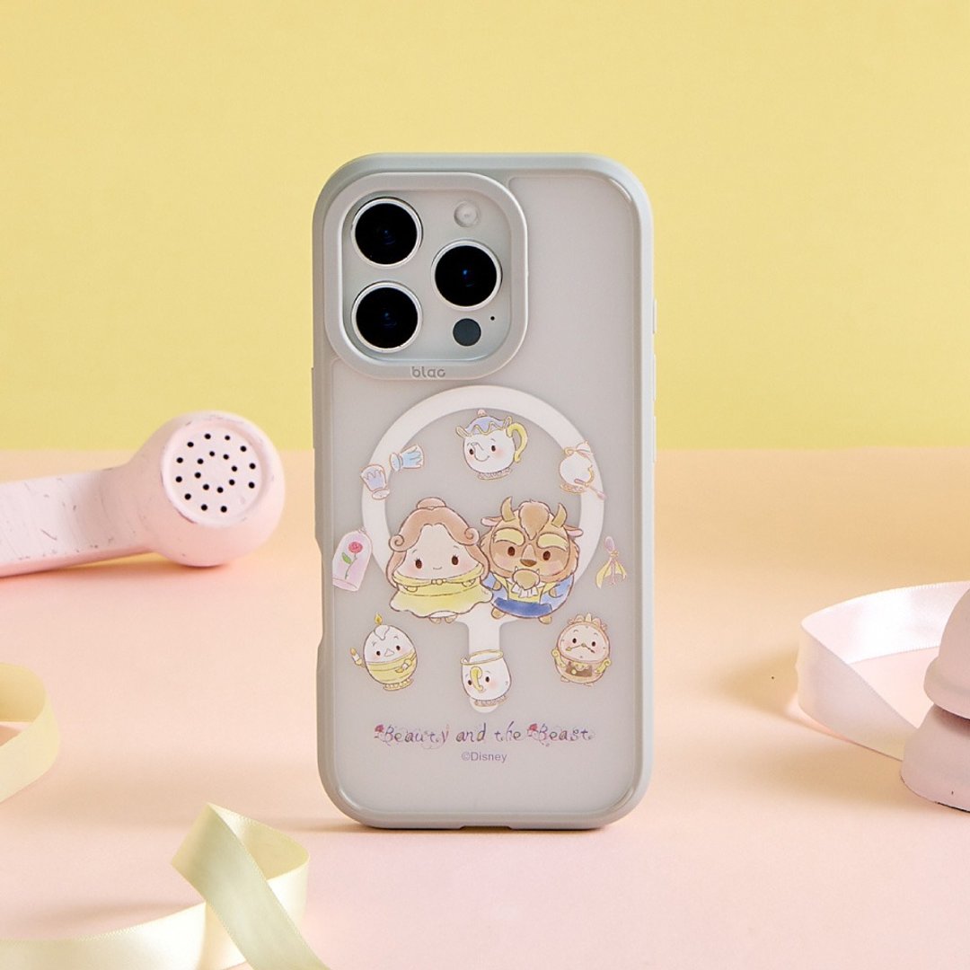 Disney Ufufy-美女与野兽款极光雾透MagSafe iPhone手机壳 - 手机壳/手机套 - 塑料 多色