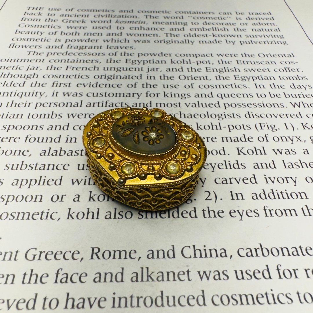 Florenza金色镶钻宝石小盒 - 其他 - 其他金属 
