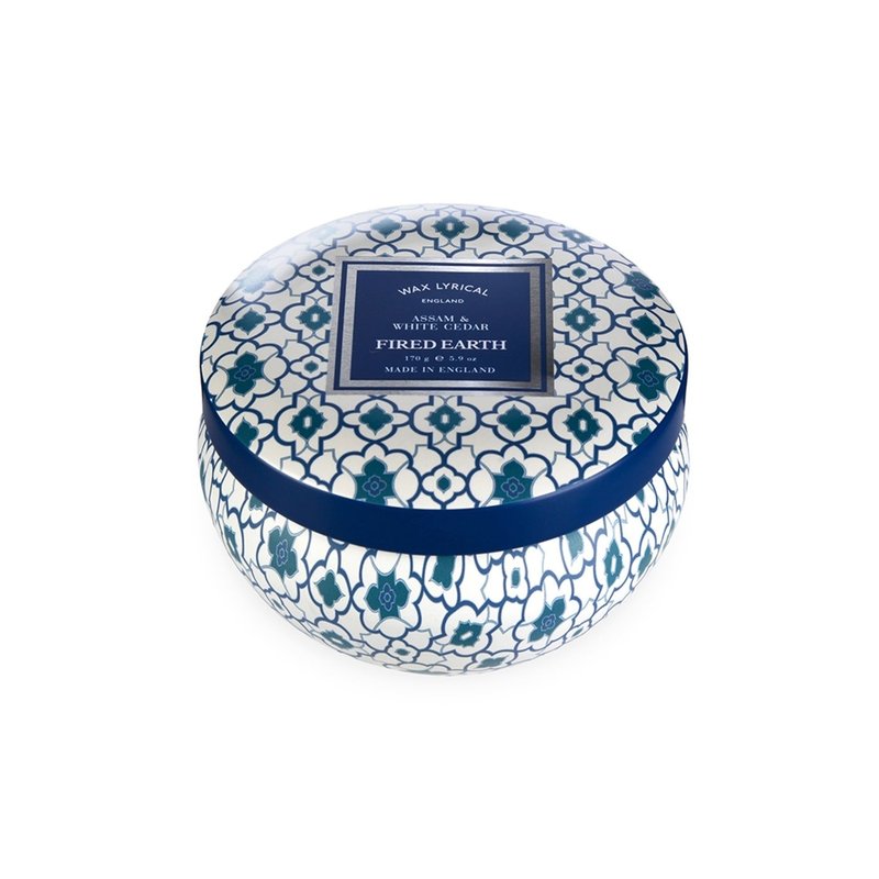 英伦蜡烛FIRED EARTH系列 阿萨姆与雪松 锡罐蜡烛 - 蜡烛/烛台 - 蜡 