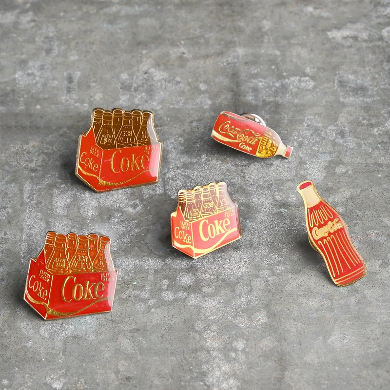 Vintage Pins Coca-Cola 别针 / Vintage 古着 - 徽章/别针 - 其他金属 多色