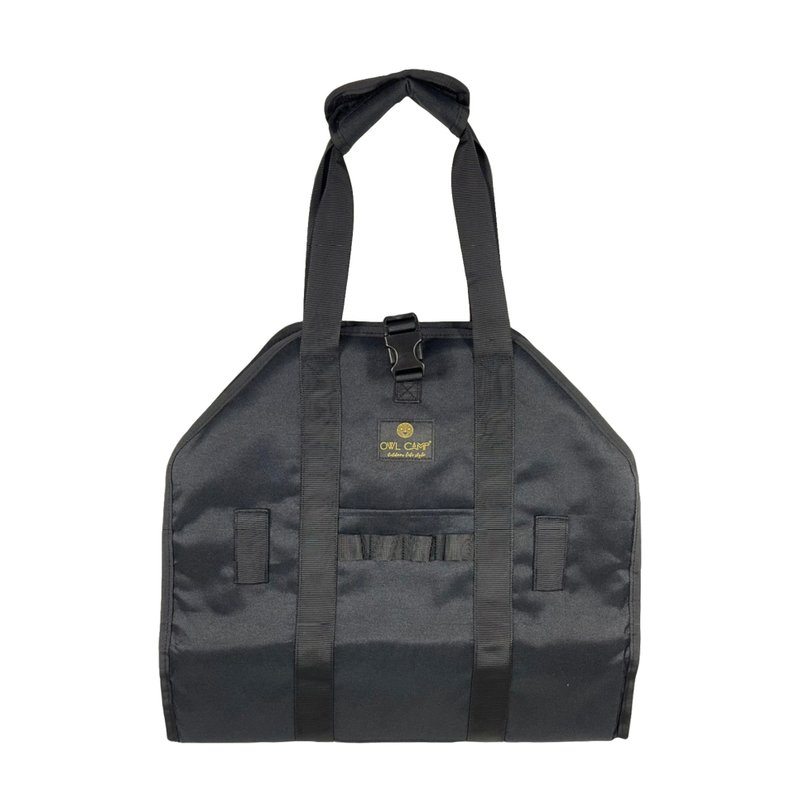 【OWL CAMP】黑色柴火收纳袋 - 露营用品 - 其他人造纤维 黑色