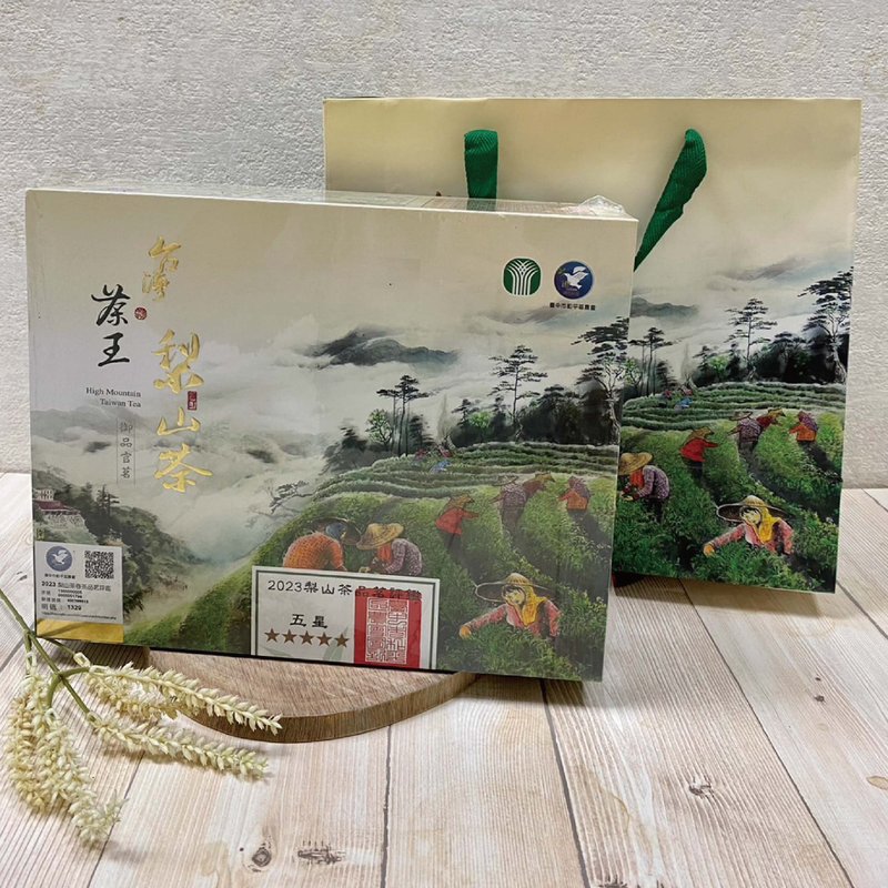 2024春季 和平区农会 梨山高山茶王比赛茶 五星奖 (150克X2罐/盒) - 茶 - 纸 绿色