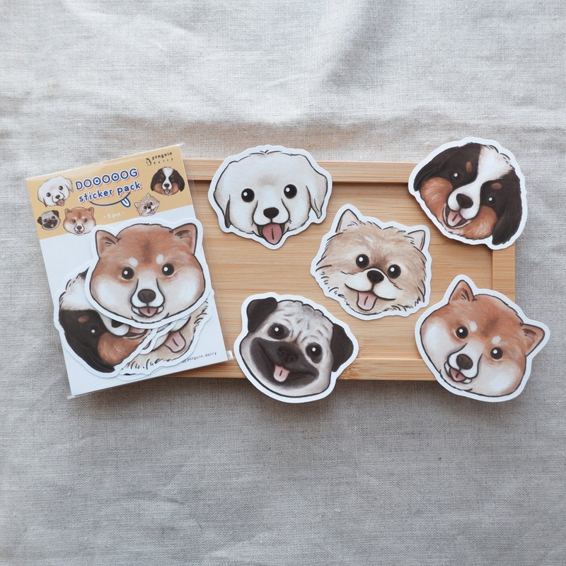 动物贴纸 | 狗贴纸包 | dog sticker pack - 贴纸 - 纸 