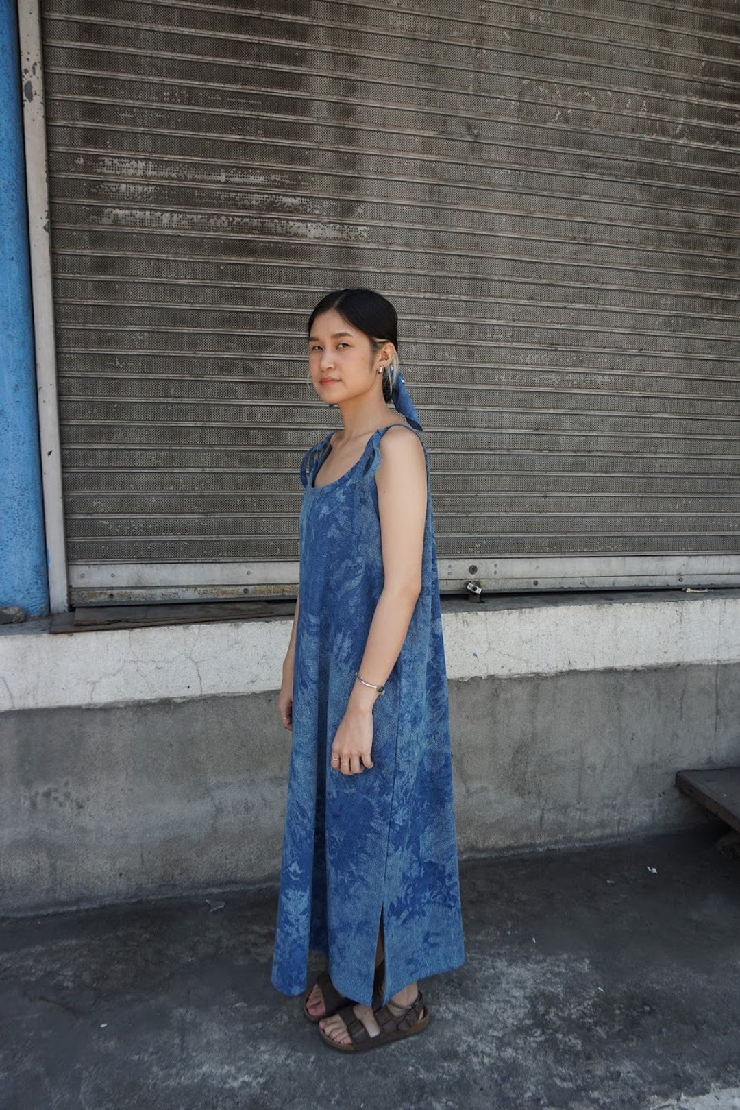 Spaghetti strap dress - 洋装/连衣裙 - 棉 