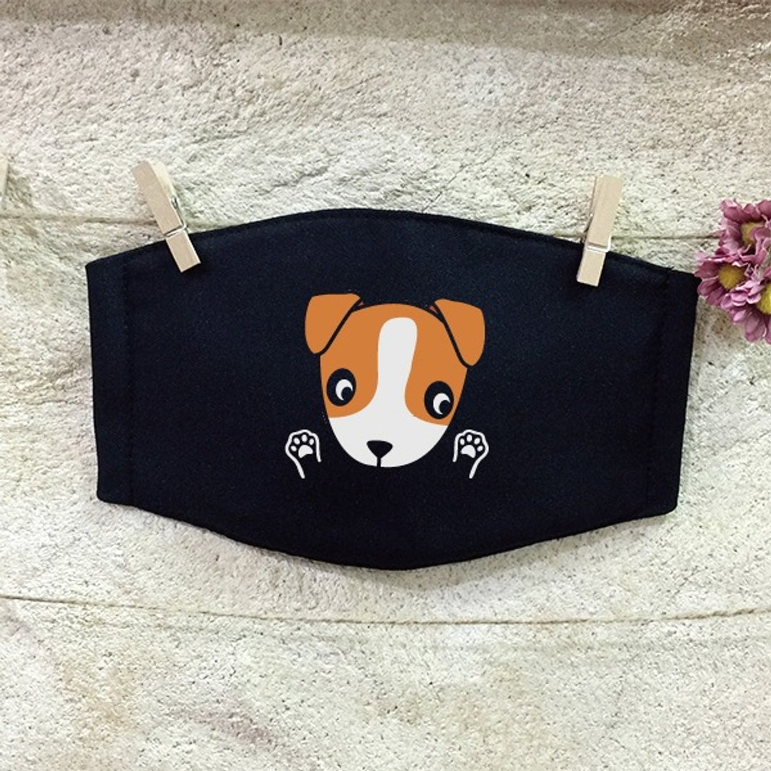 反光口罩 杰克罗素㹴犬 Jack Russell Terrier - 口罩 - 棉 多色