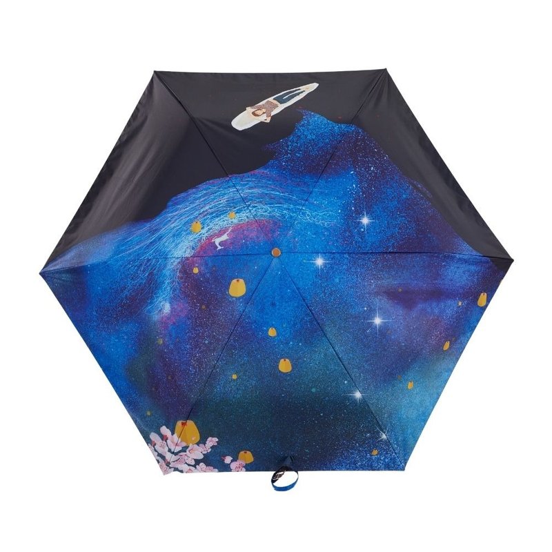 boy三折极轻版 防晒铅笔伞 - 梦之船 - 雨伞/雨衣 - 其他人造纤维 蓝色