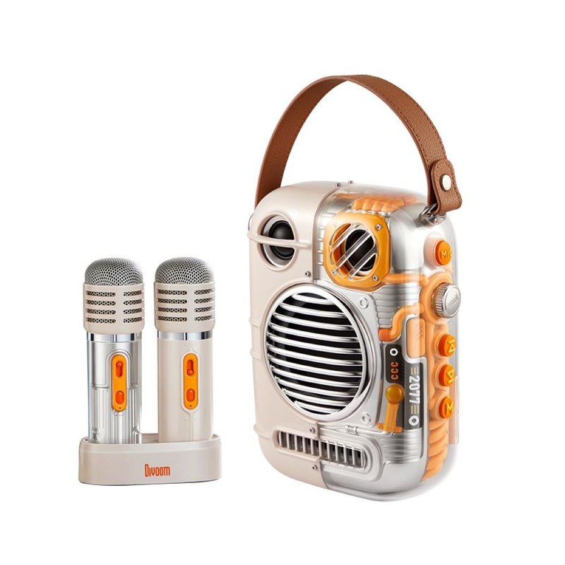 Divoom Spark Pro - 便携式双咪派对蓝牙喇叭 - 扩音器/喇叭 - 其他材质 