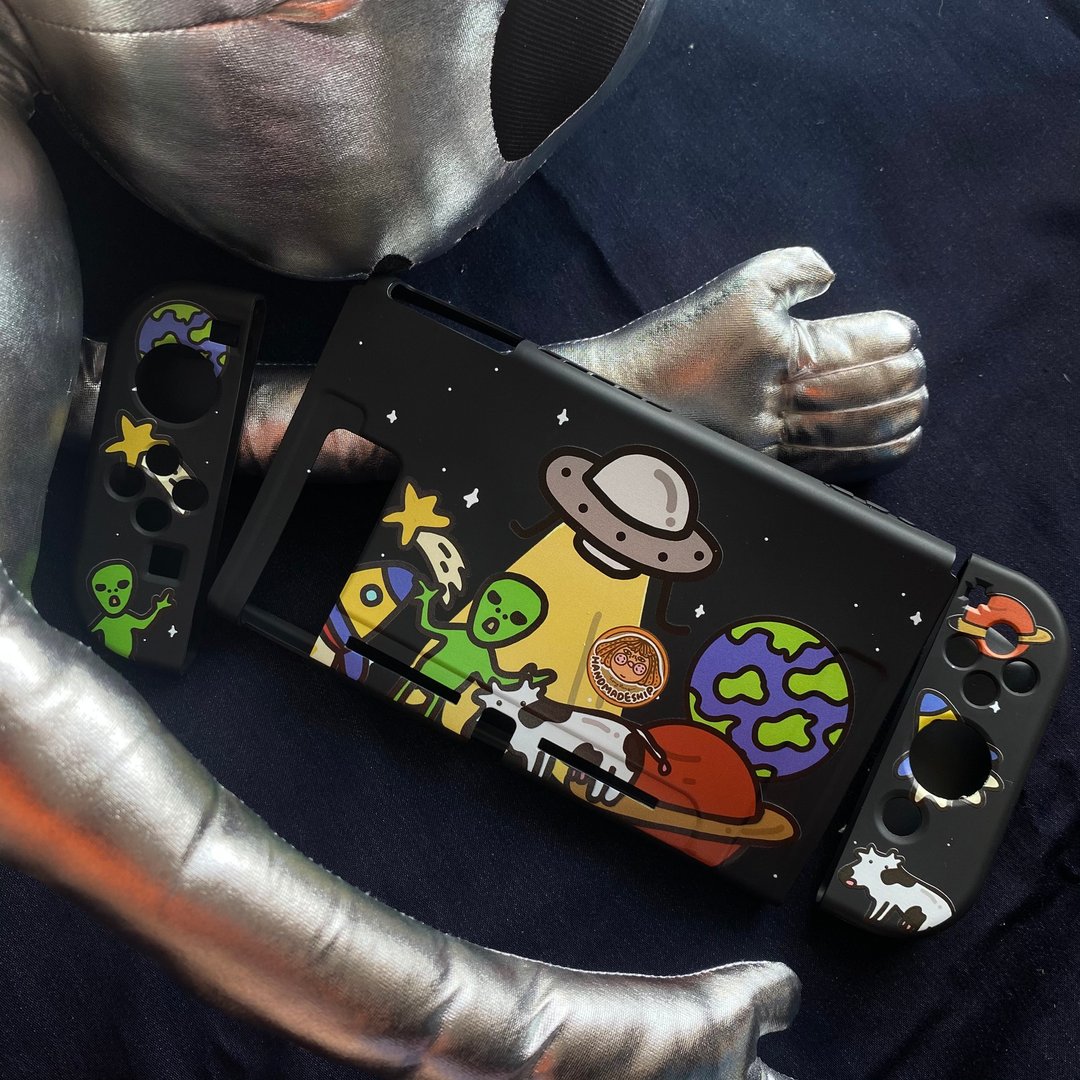 外星人接触switch case/switch lite case - 手机壳/手机套 - 塑料 