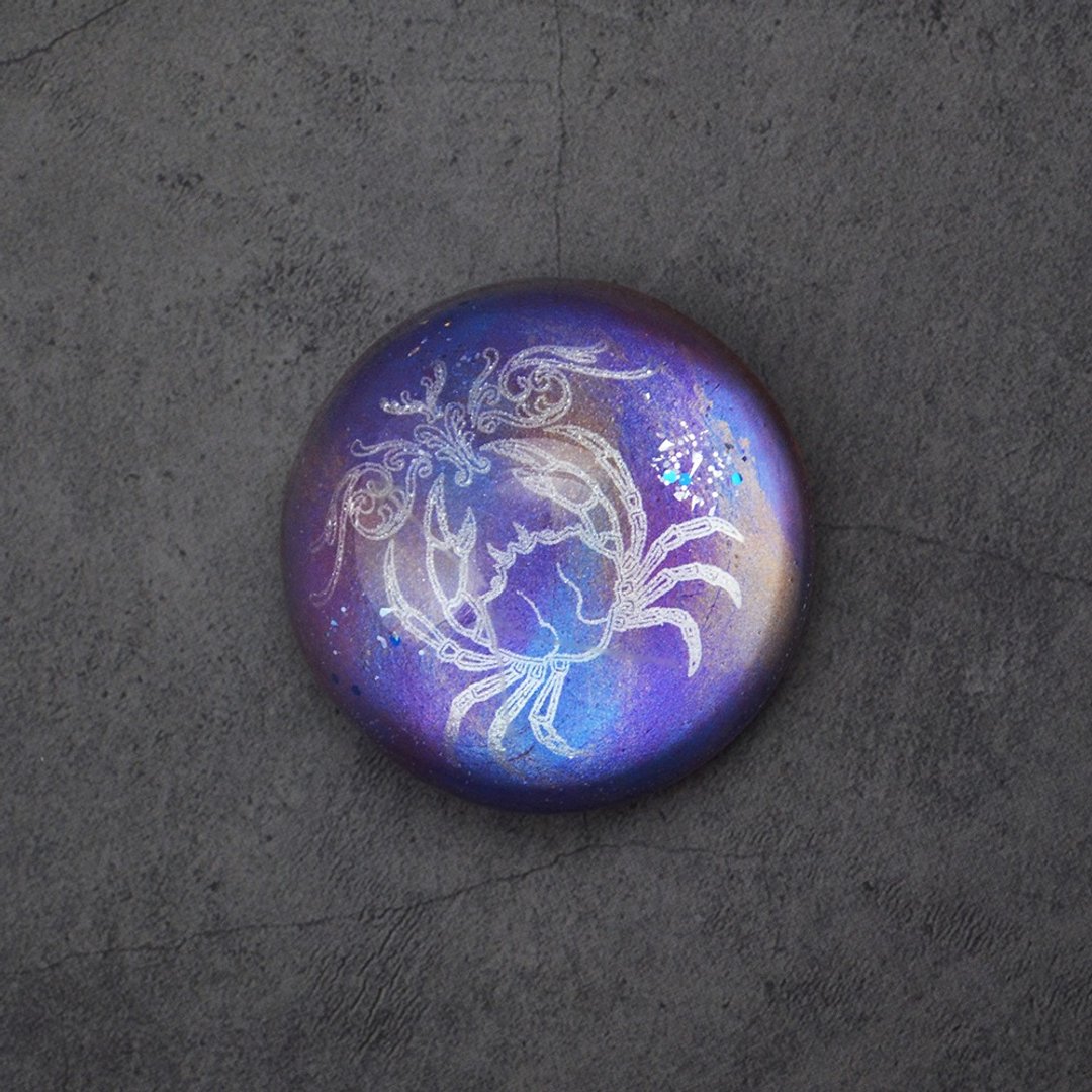 艺术宝石皂-巨蟹座 Cancer / 记忆者-照顾我喜欢的人 - 肥皂/手工皂 - 其他材质 红色