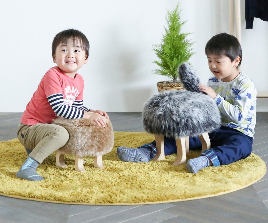 旭川家具 匠工艺 ANIMAL STOOL 椅凳 - 椅子/沙发 - 木头 