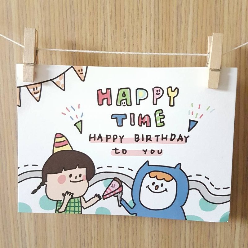 Ning's-生日卡4 - 卡片/明信片 - 纸 