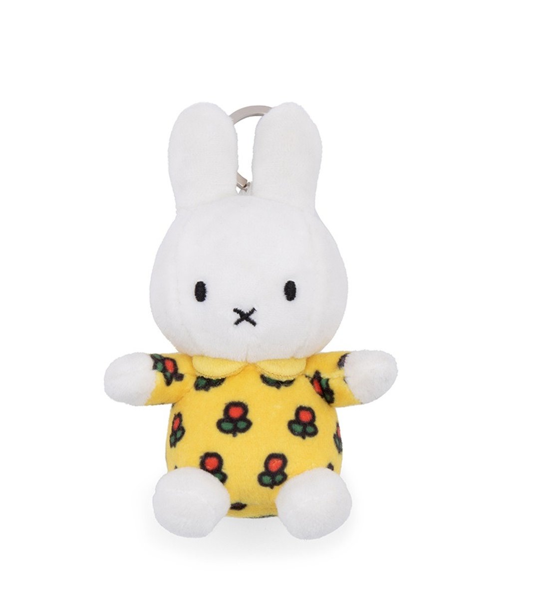 荷兰 Bon Ton Toys | Miffy 米飞兔 钥匙圈 郁金香衣服 10cm - 玩偶/公仔 - 其他材质 黄色