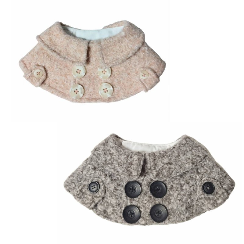 披肩领围 - 泰迪熊毛 (2色) - 衣/帽 - 其他材质 多色