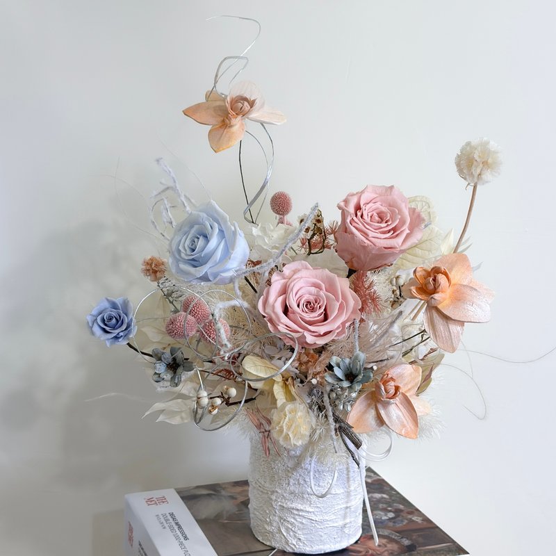 永生盆花/桌花 - 未完成的诗Preserved flower table centerpiece - 干燥花/捧花 - 植物．花 