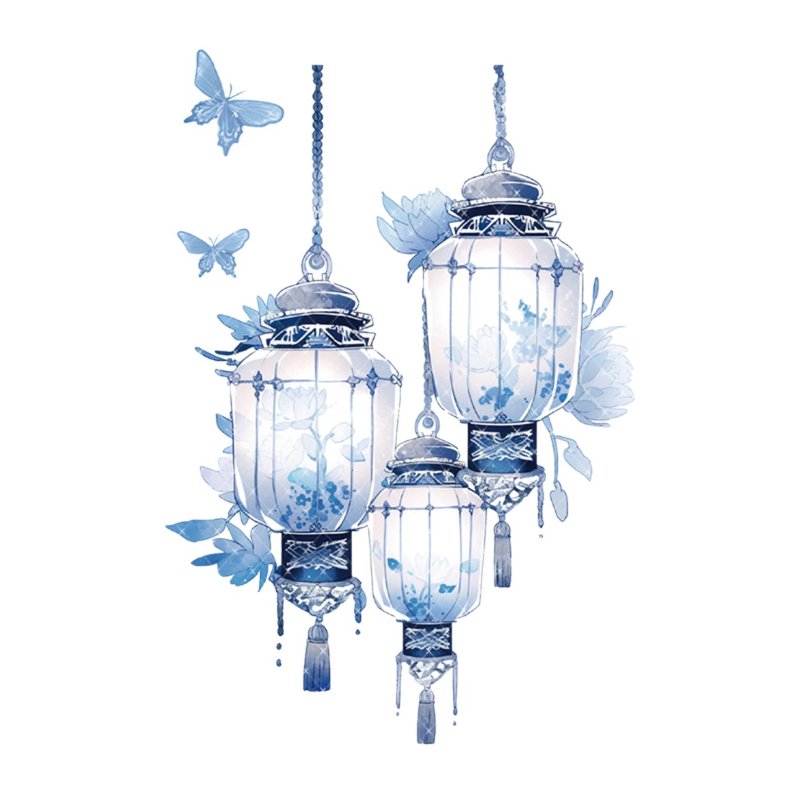 云锦天灯 PET 纸胶带 贝壳光 - 纸胶带 - 其他材质 多色