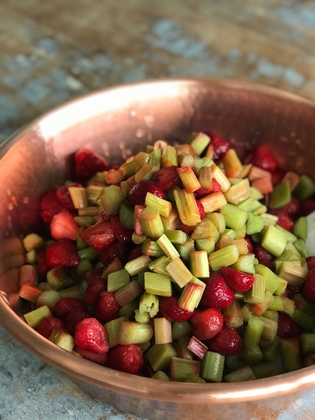 大黄与草莓果酱 rhubarb and strawberry jam - 果酱/抹酱 - 新鲜食材 红色