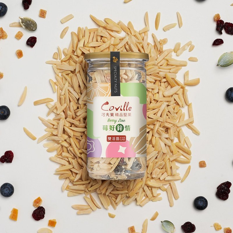 【可夫莱精品坚果】双活菌莓好锌情190g/罐 - 坚果 - 新鲜食材 多色