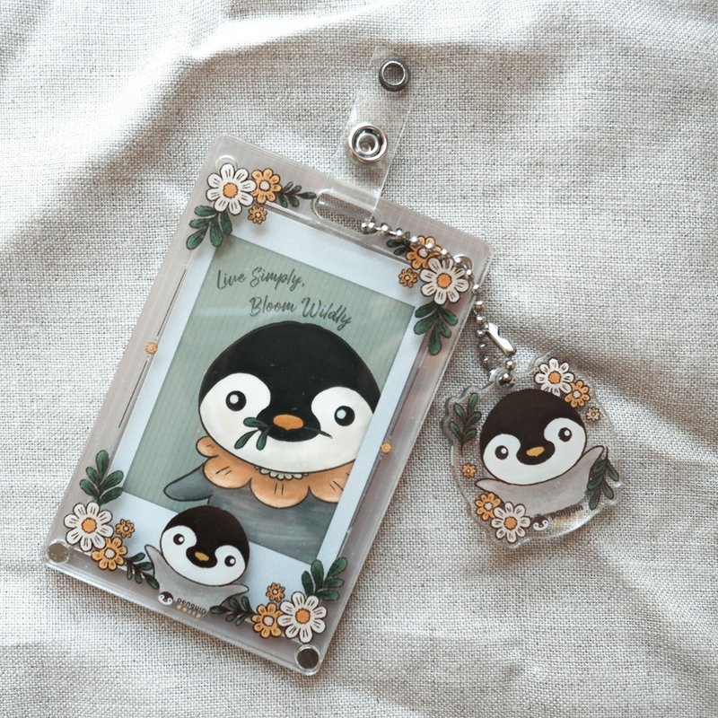动物卡套 / 即影即有相框 | 企鹅 cardholder/photo keychain - 证件套/卡套 - 塑料 