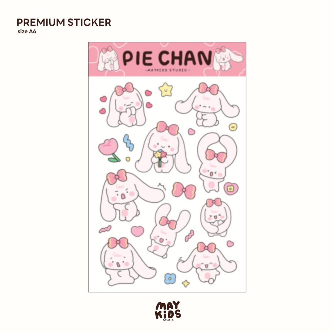 可塑形贴纸 Piechan - 贴纸 - 纸 粉红色