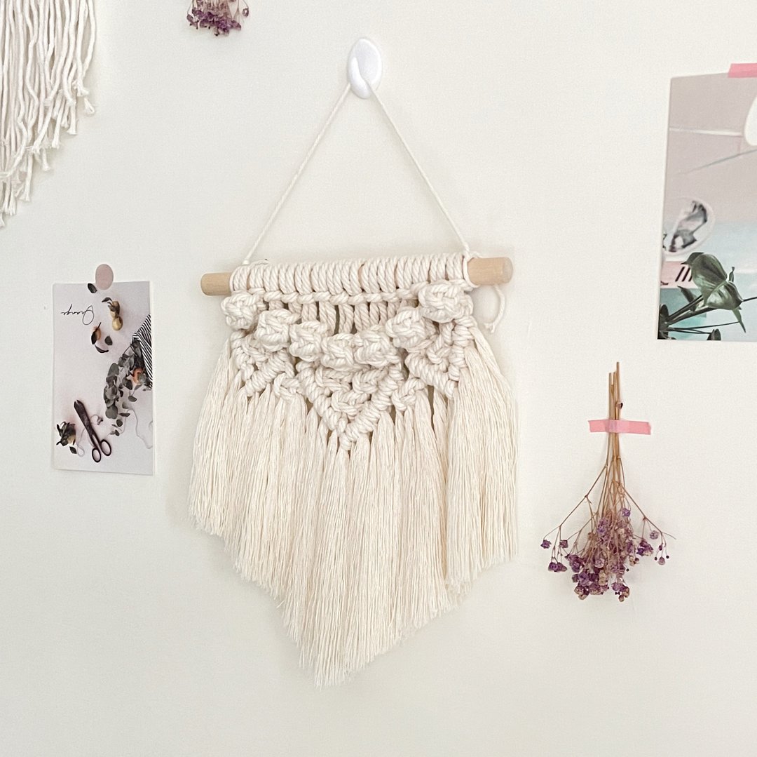 Macrame中小挂毯 挂饰【 Macrame Wall Hanging】 - 摆饰 - 棉 