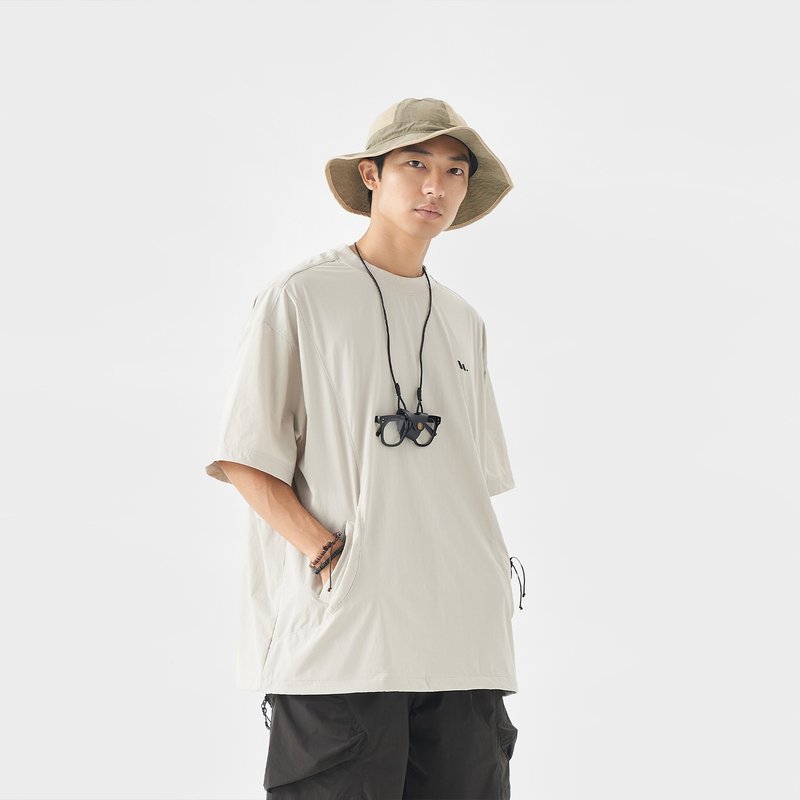 TopBasics Commuter Pockets T-Shirt - 男装上衣/T 恤 - 尼龙 灰色