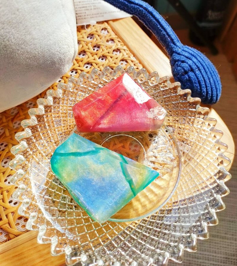 神圣拉长石 -宝石皂创作课 Labradorite soap ((双人优惠/实体)) - 蜡烛/香氛 - 其他材质 