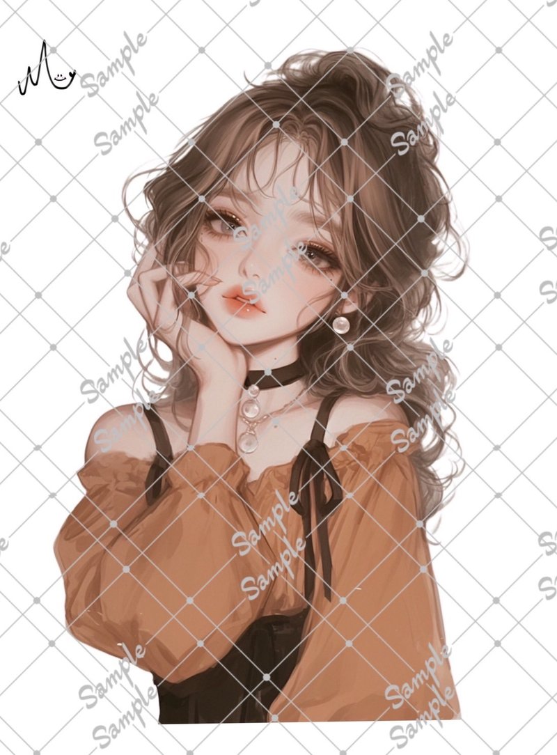 原创人物贴纸 - 贴纸 - 纸 