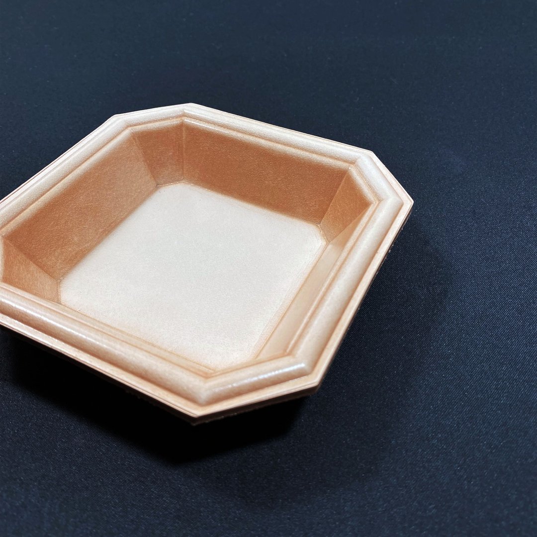 古朴植鞣八角收纳盘 - 方形 - 收纳用品 - 真皮 卡其色