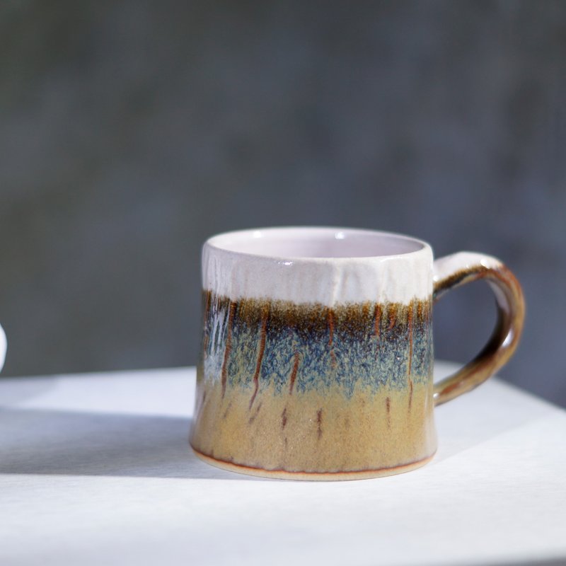 银煤竹跳刀山形杯-约330ml,茶杯,马克杯,水杯,咖啡杯 - 咖啡杯/马克杯 - 陶 多色