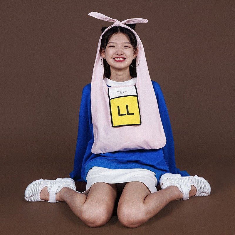 LLANO IT'S NEW 新系列 两用包 粉红色 - 侧背包/斜挎包 - 棉．麻 粉红色