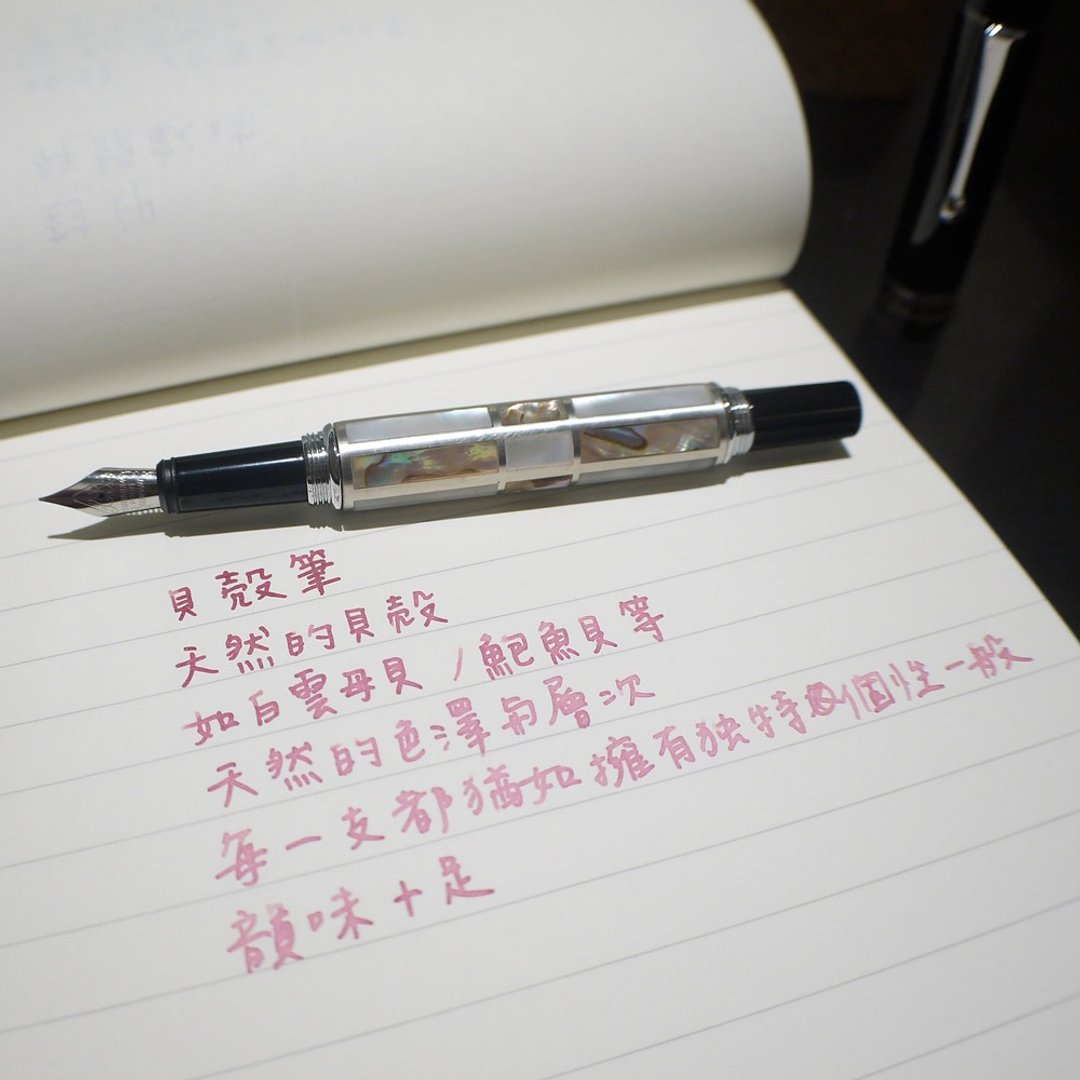 ARTEX 法兰克贝壳钢笔 - 钢笔 - 贝壳 黑色