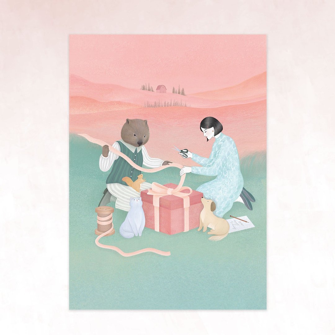梦纪 ⁄  11月 / 画卡 - 卡片/明信片 - 纸 多色