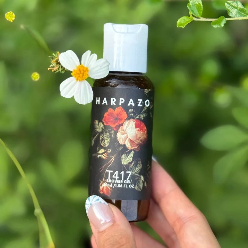 T417 旅行装沐浴露 50ml 晚香玉、茉莉花香旅行装可放包包上机 - 旅行套装 - 精油 绿色