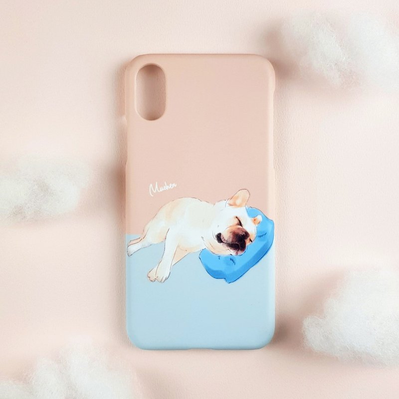 睡睡法斗 (iPhone.Samsung三星, HTC, Sony.华硕手机壳) - 手机壳/手机套 - 塑料 多色