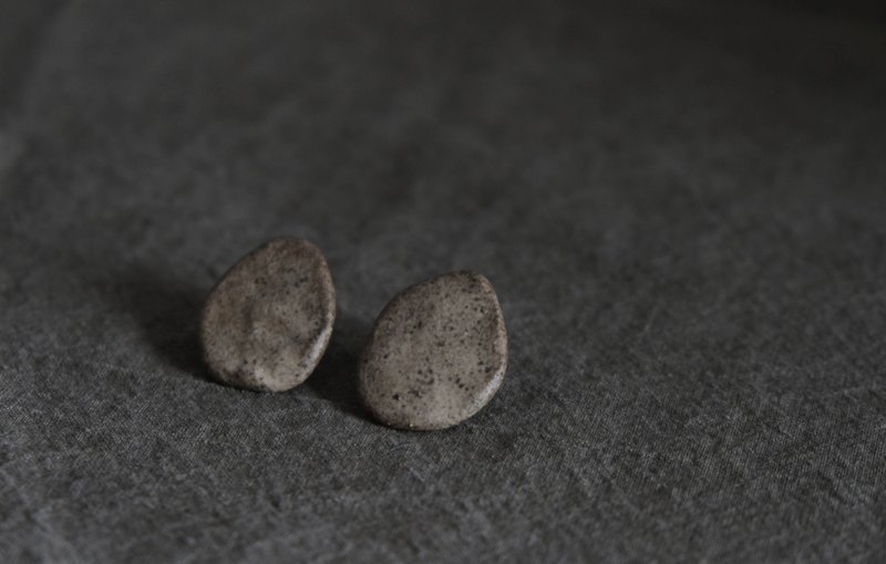 No.9太浓了吧咖啡系列四号-ying work shop - 耳环/耳夹 - 陶 