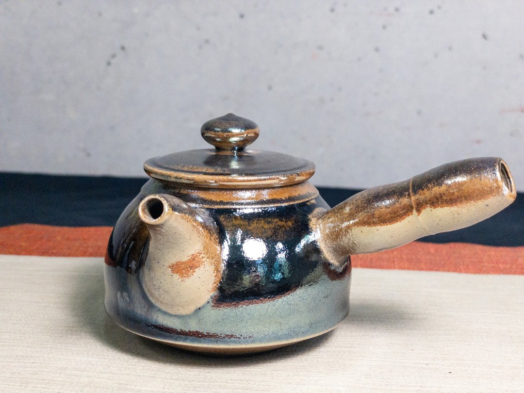 茶壶/侧把壶/柴烧/杨博戎 - 茶具/茶杯 - 陶 