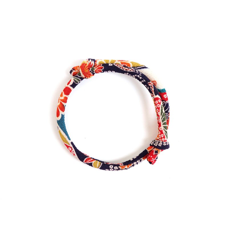 日式手链 滑动绳结调节 橙 蓝色 KIZUNA - 手链/手环 - 其他材质 蓝色