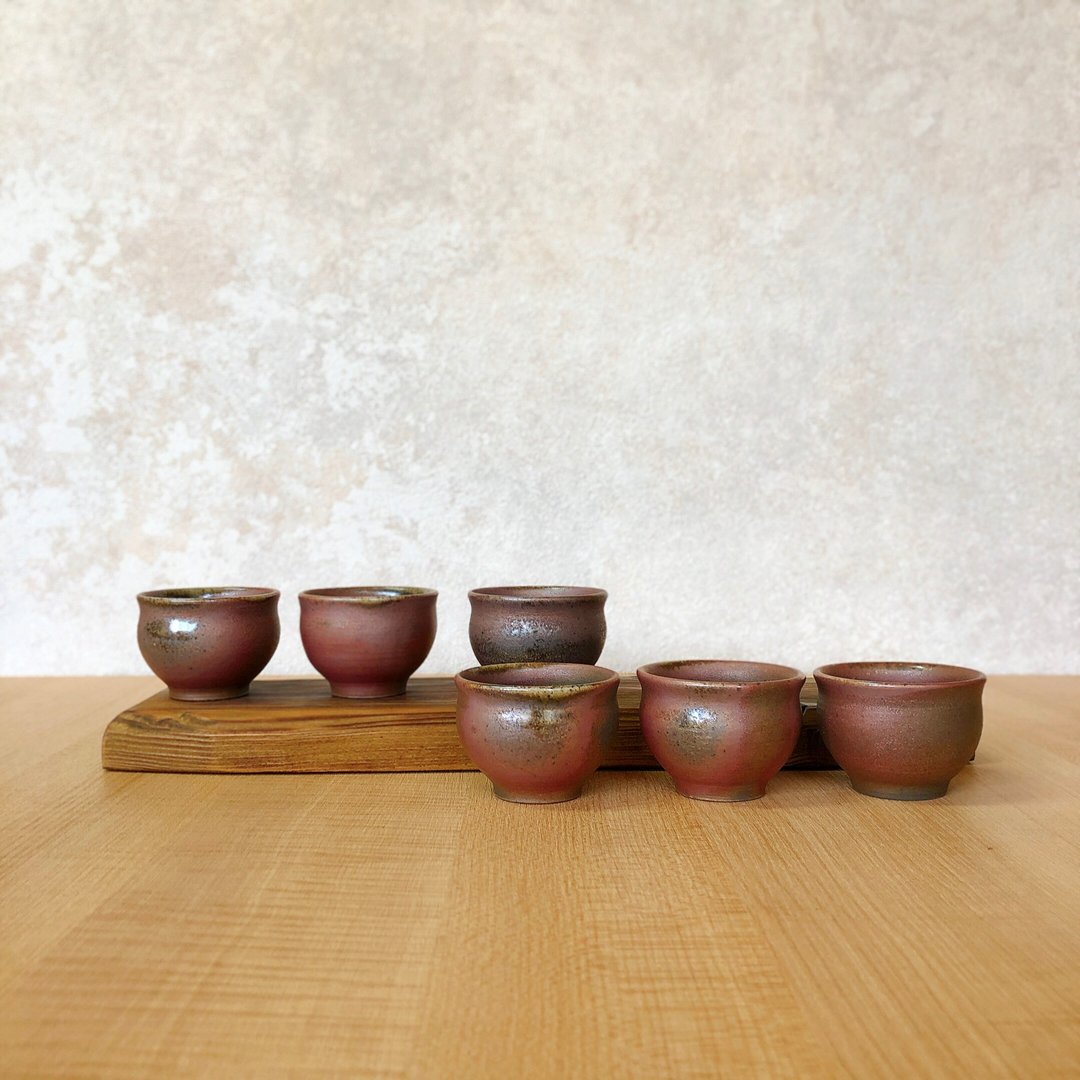 柴烧陶 经典款内敛茶杯 - 茶具/茶杯 - 陶 咖啡色